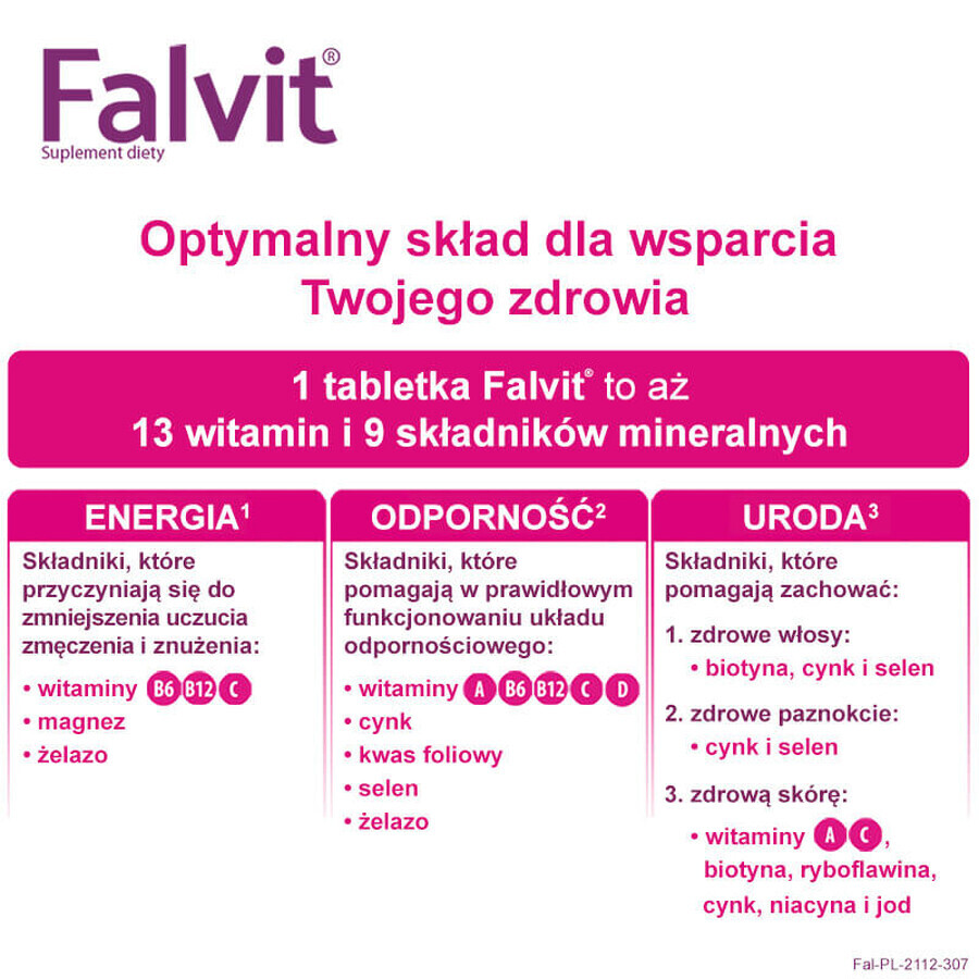 Falvit, 60 tabletten + 10 tabletten gratis