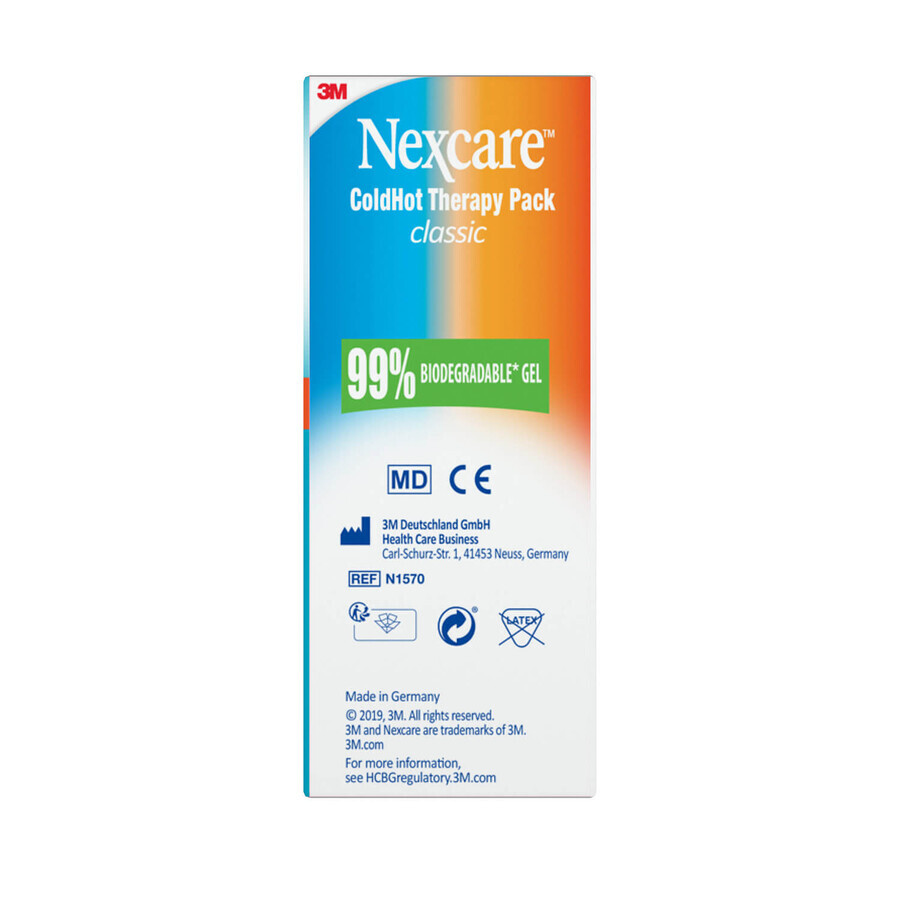 Nexcare ColdHot Classic, hot-cold gel pack, 11 cm x 26 cm, 1 pc