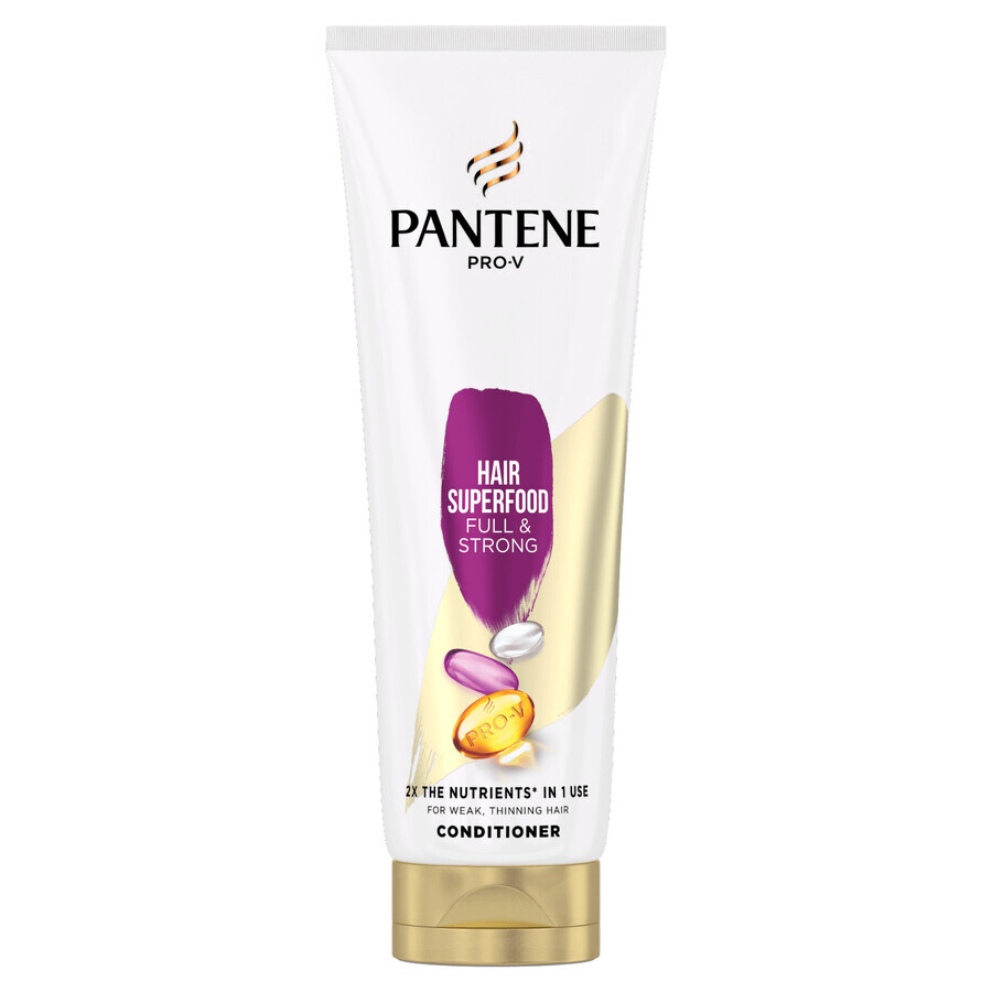 Pantene Pro-V Hair Superfood, conditioner for weak and thin hair, 200 ml