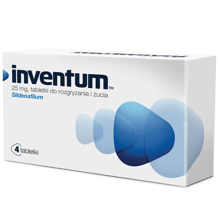 Inventum 25 mg, 8 comprimés à croquer