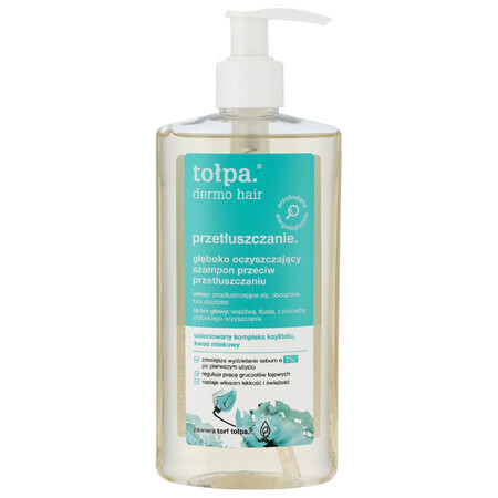 Tolpa Dermo Hair Oily, diep reinigende anti-vet shampoo, 250 ml