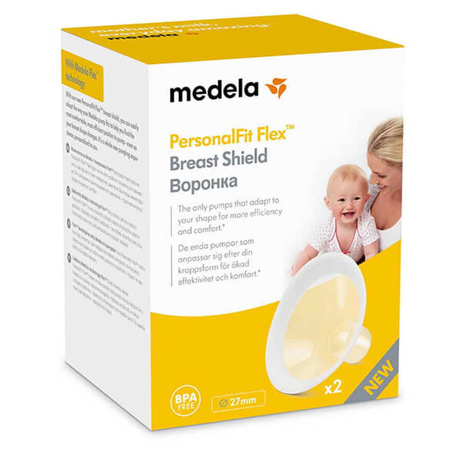 Medela PersonalFit Flex, trechter, maat L 27 mm, 2 stuks