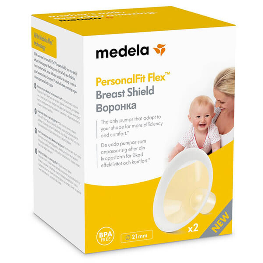 Medela PersonalFit Flex, entonnoir, taille S 21 mm, 2 pièces