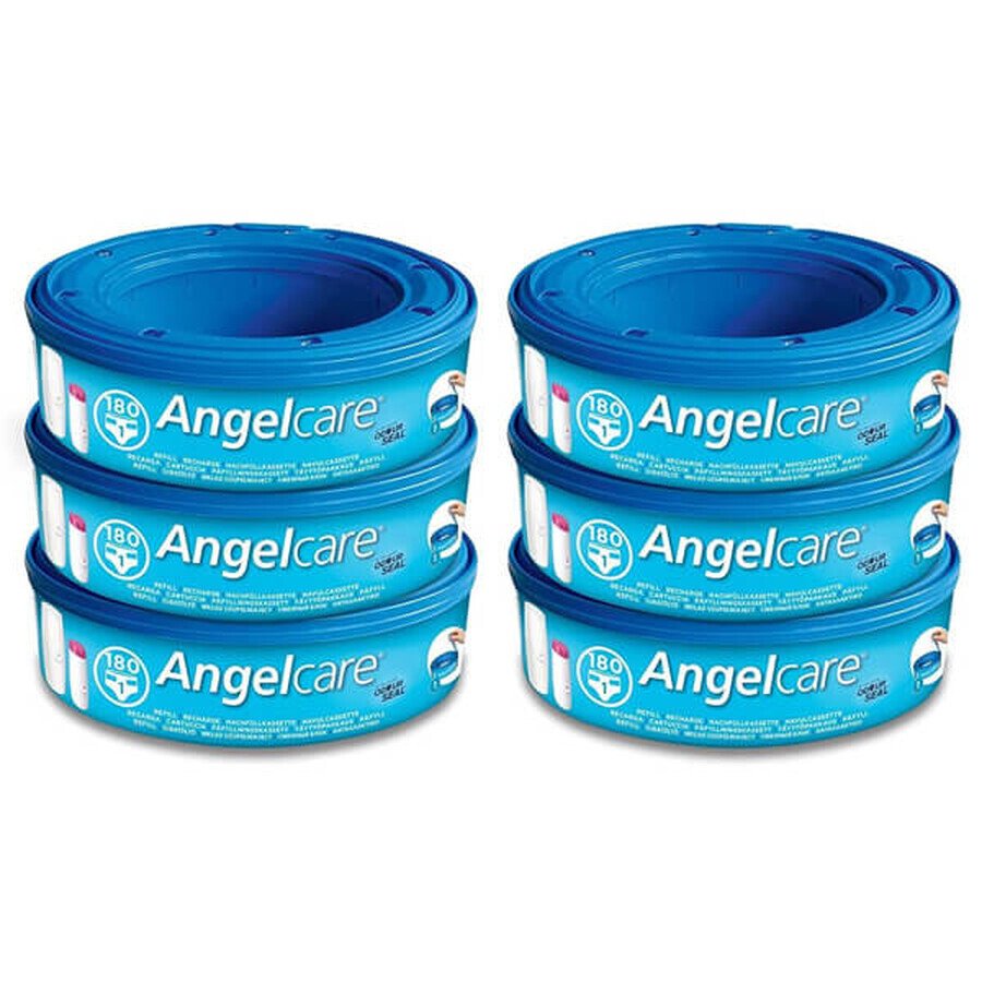 Angelcare, inserto para contenedor de pañales, 6 piezas