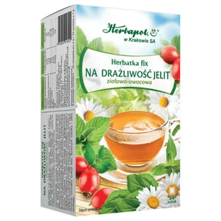 Herbapol Na Drażliwość Jelit, tisane fixe aux herbes et aux fruits, 2 g x 20 sachets
