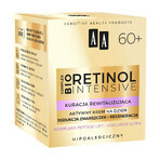 AA Retinol Intensive 60+, crema de día activa, reducción de arrugas + regeneración, 50 ml