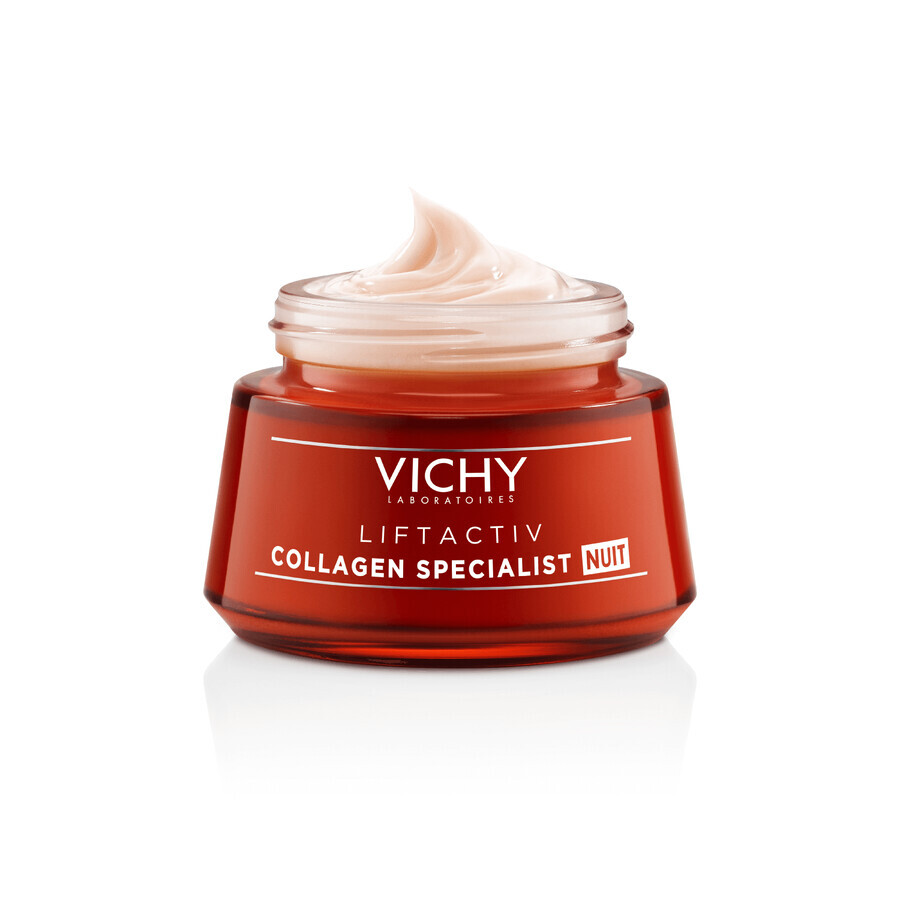 Vichy Liftactiv Collageen Specialist, anti-verouderende nachtcrème, 50 ml