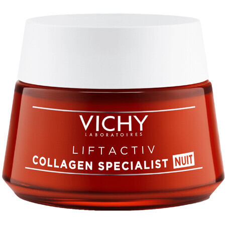 Vichy Liftactiv Collageen Specialist, anti-verouderende nachtcrème, 50 ml