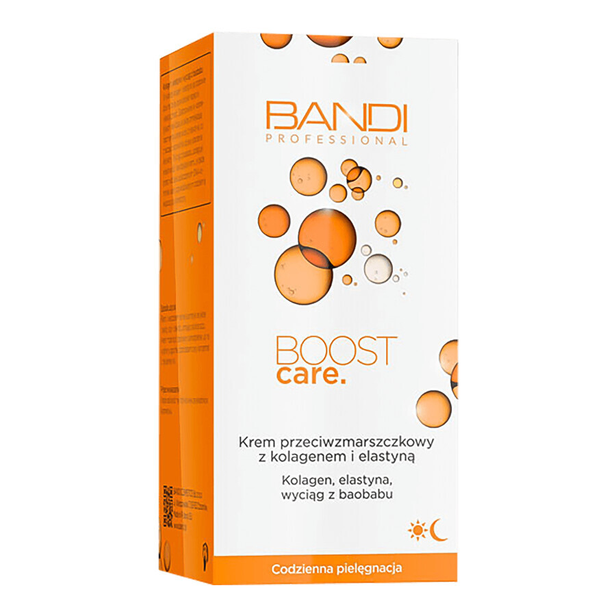 Bandi Boost Care, anti-wrinkle cream with collagen and elastin, 50 ml