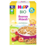 HIPP Bio Multigrain Muesli, strawberries and raspberries, no added sugar, from 12 months, 200 g