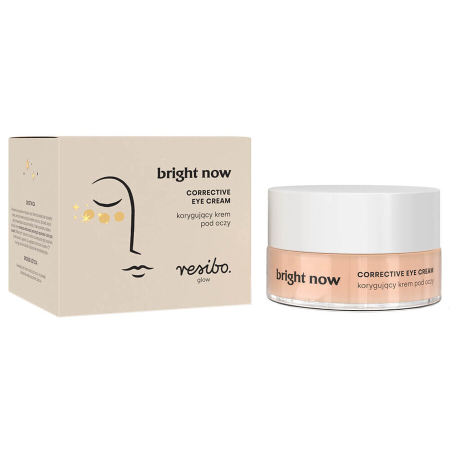 Resibo Glow Bright Now, corrigerende oogcrème, 15 ml