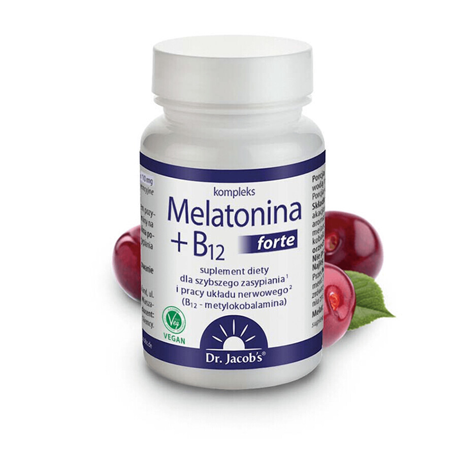 Dr. Jacob's Melatonine + B12 Complex Forte, 90 tabletten