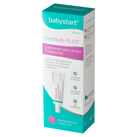 Babystart Fertilsafe Plus, intimate moisturizing gel for couples trying to have a baby, 75 ml