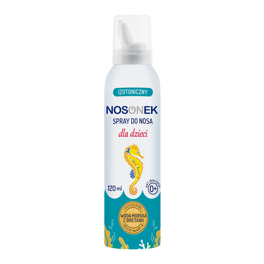 Nosonek, isotone neusspray voor kinderen vanaf 1 dag, 120 ml