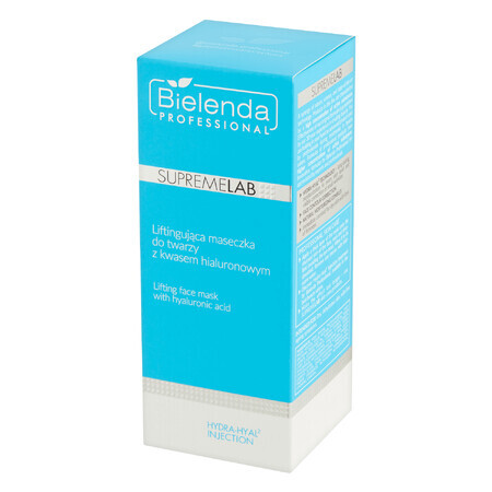 Bielenda Professional SupremeLAB Hydra-Hyal2, masque liftant à l'acide hyaluronique, 70 ml