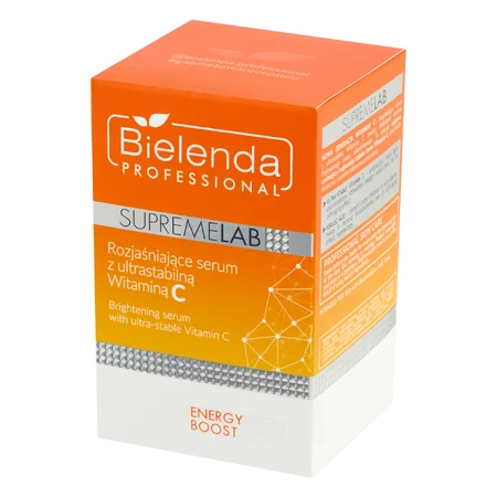 Bielenda Professional SupremeLAB Energy Boost, serum do twarzy rozjaśniające skórę z witaminą C, 15 ml: ceny i cechy