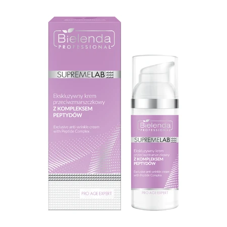 Bielenda Professional SupremeLAB Pro Age Expert, exclusive anti-wrinkle face cream with peptide complex, 50 ml