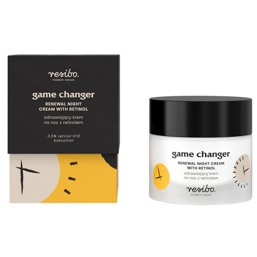 Resibo Game Changer, crème naturelle au rétinol, 30 ml