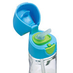 B.Box, waterfles met rietje, tritan, babyfles, Ocean Breeze, vanaf 9 maanden, 450 ml