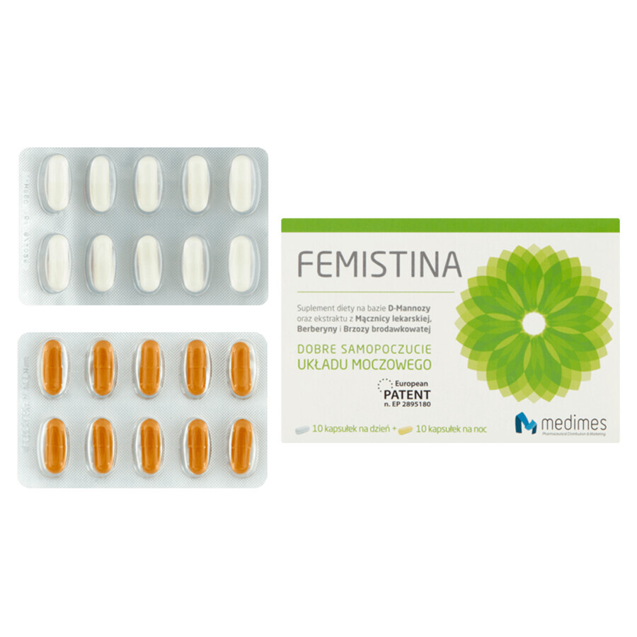 Femistina set, 3 x 10 capsules day + 3 x 10 capsules night