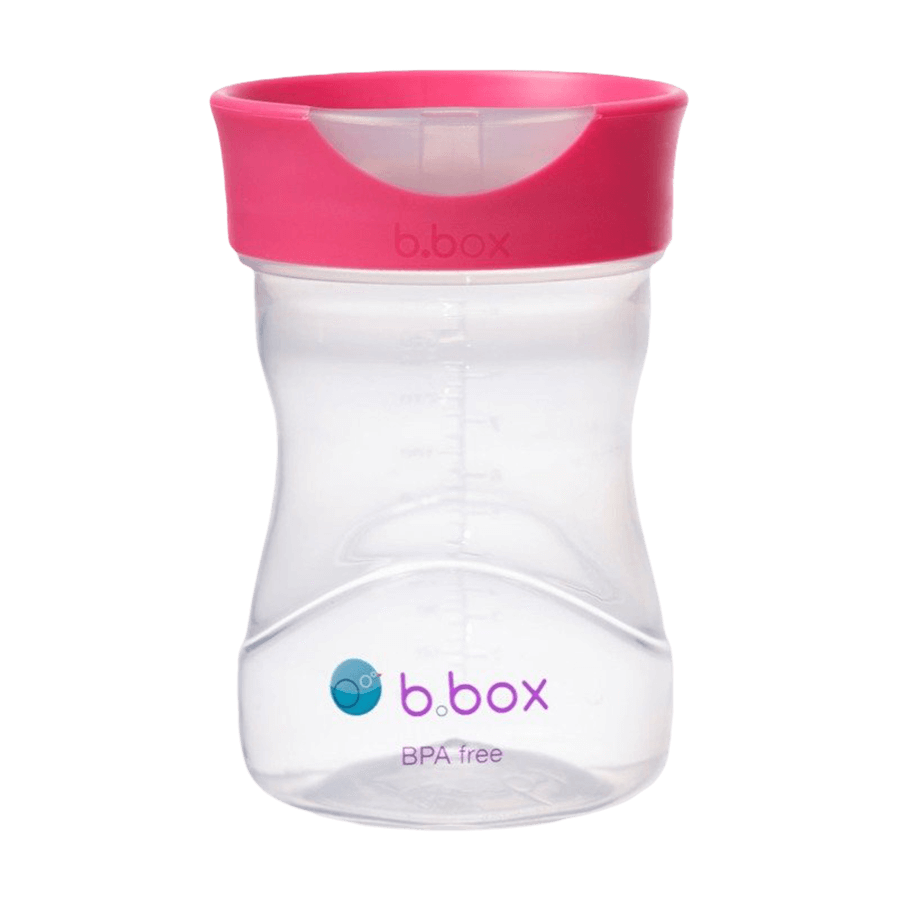 B.Box, vaso para aprender a beber, vaso entrenador, frambuesa, a partir de 12 meses, 240 ml