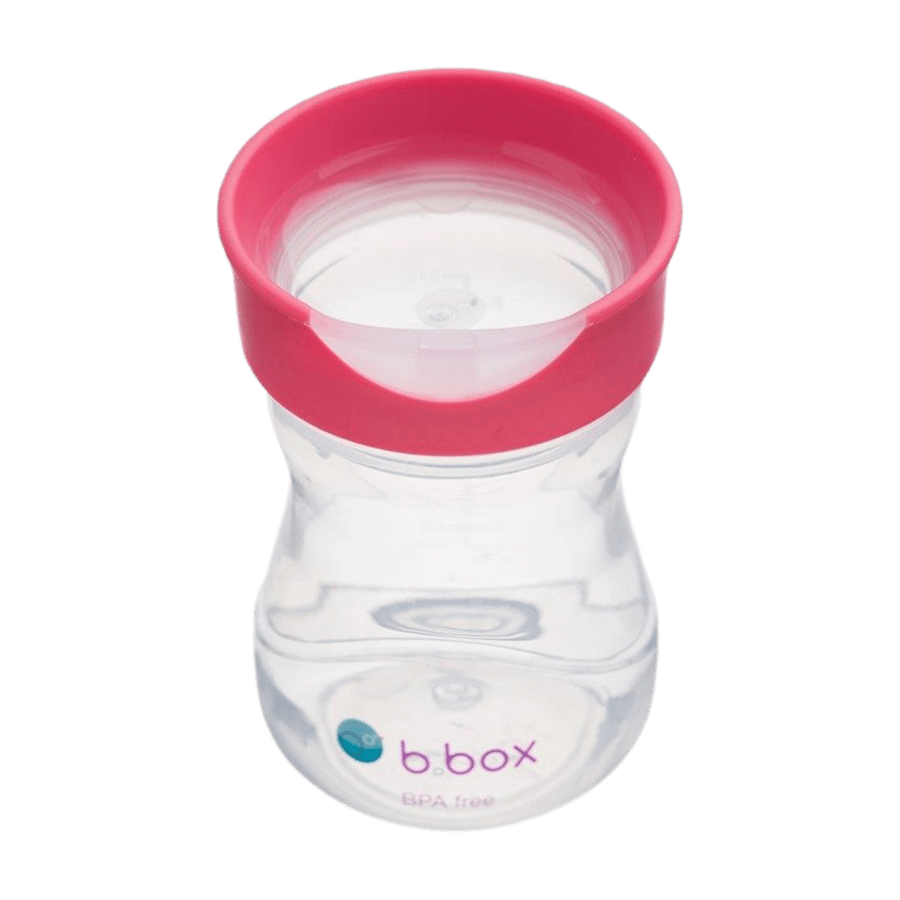 B.Box, vaso para aprender a beber, vaso entrenador, frambuesa, a partir de 12 meses, 240 ml