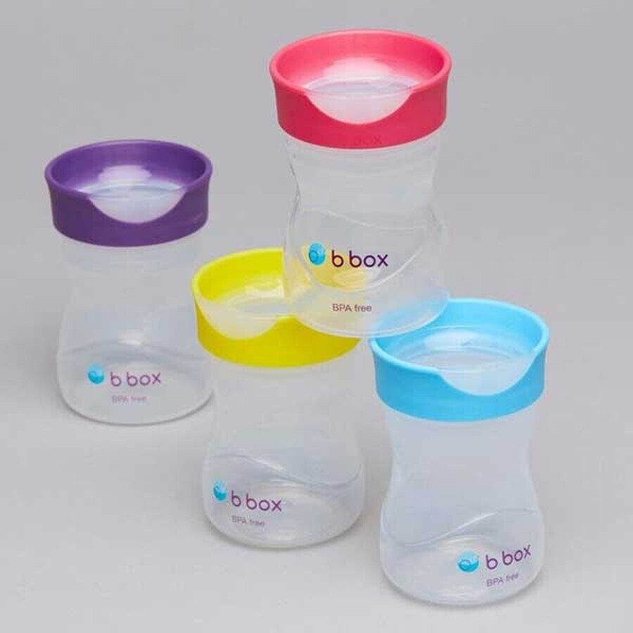 B.Box, vaso para aprender a beber, vaso entrenador, frambuesa, a partir de 12 meses, 240 ml