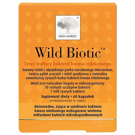 New Nordic Wild Biotic, 60 capsules