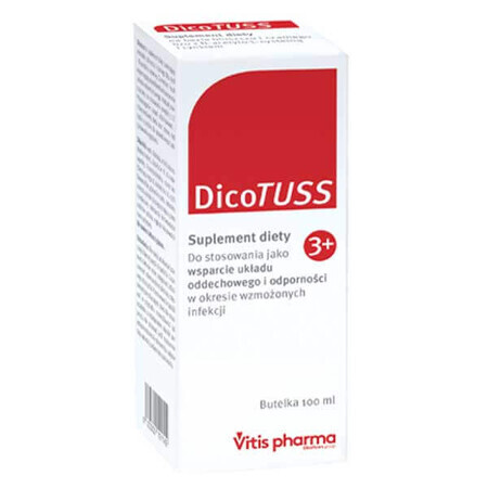 DicoTuss, hoestsiroop, vanaf 3 jaar, 100 ml