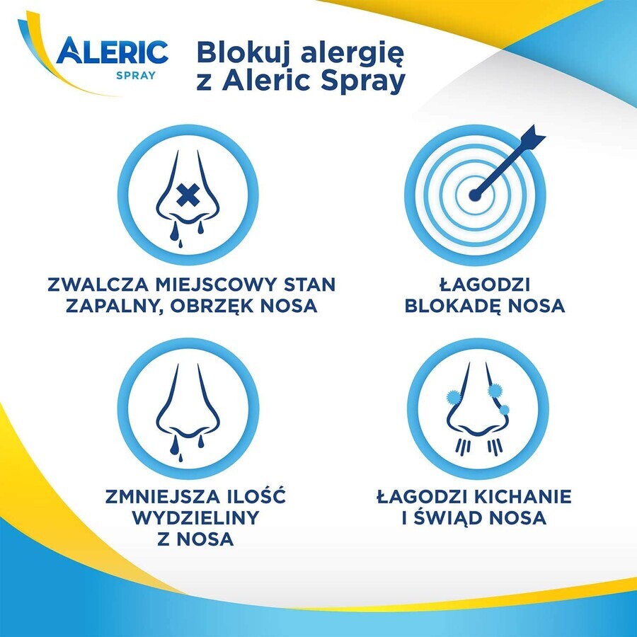 Aleric Spray 50 µg/dose, spray nasale, sospensione, 60 dosi