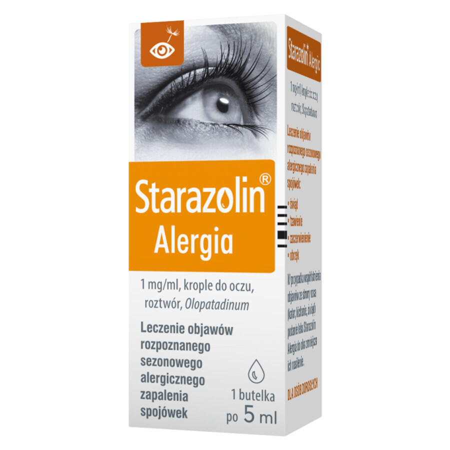 Starazolin Allergy, 1 mg/ml, collyre, 5 ml 