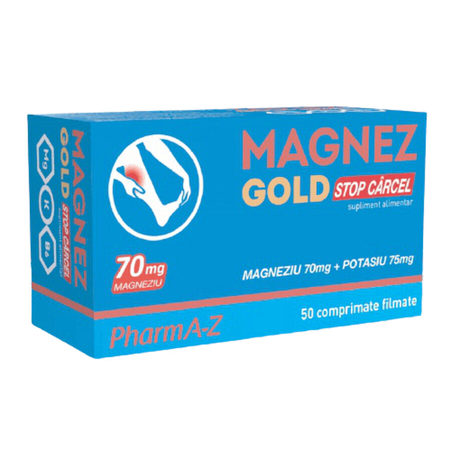 Magnez Gold Stop Carcel, 50 Tabletten, PharmA-Z