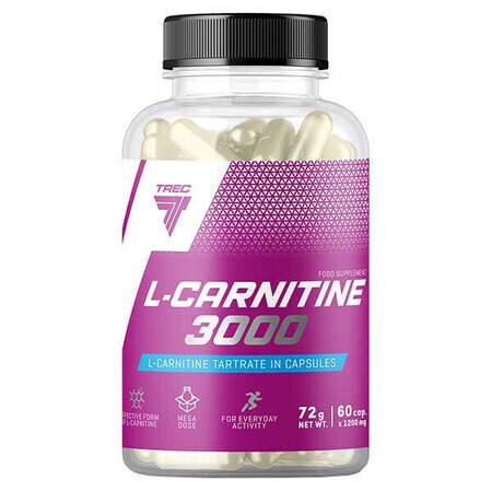 Pass L-Carnitine 3000, 60 capsules