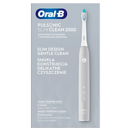 Oral-B Pulsonic Slim Clean 2000 Wit, sonische elektrische tandenborstel