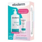 Eloderm Omega 3-6-9 Plus, 2-in-1 reinigingsgel voor lichaam en haar, vanaf dag 1, 400 ml + extra actieve crème vanaf dag 1, 75 ml