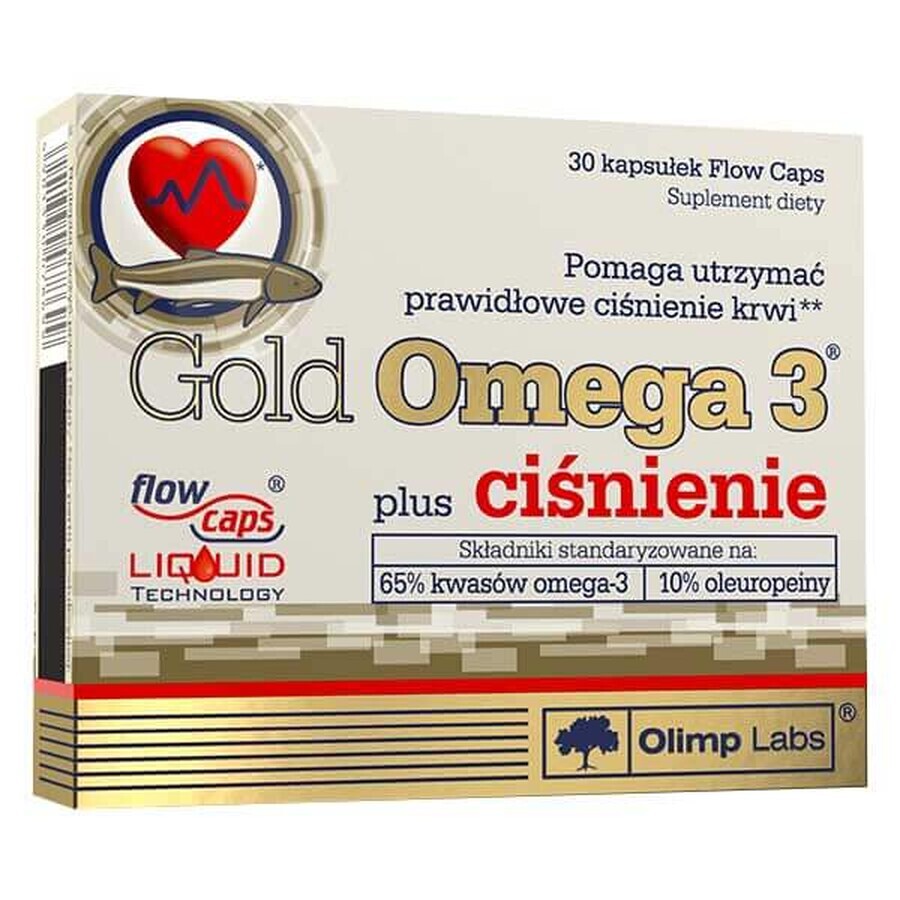 Olimp Gold Omega Plus Bloeddruk, 30 capsules