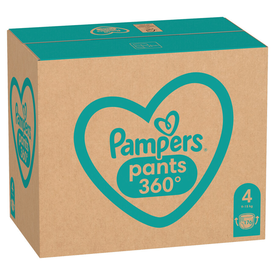 Pampers Pants, diapers, Maxi, size 4, 9-15 kg, 176 pcs