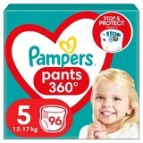 Pampers Pants, diapers, size 5, 12-17 kg, 96 pcs