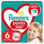 Pampers Pants, diapers, size 6, 14-19 kg, 84 pcs