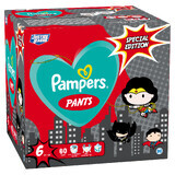 Pampers Pants, diapers, Justice League, size 6, 15+ kg, 60 pcs