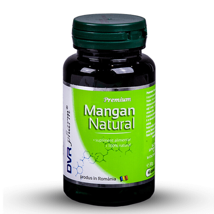 Natuurlijk mangaan, 60 cps, Dvr Pharm