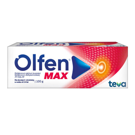 Olfen Max, 20 mg/g, gel, 100 g