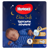 Huggies Elite Soft Night Pants, nachtluiers, Disney, maat 4, 9-14 kg, 19 stuks