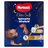 Huggies Elite Soft Night Pants, nachtluiers, Disney, maat 5, 12-17 kg, 17 stuks