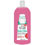 On Line Kids Time, 2-in-1 douchegel en badlotion met watermeloengeur, vanaf 3 jaar, 980 ml