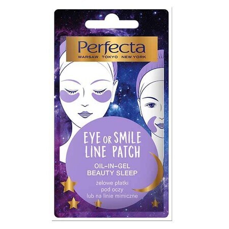 Perfecta Eye of Smile Line Patch, gel oog of fijne lijntjes patches, 2 stuks