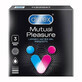 Durex Mutual Pleasure, condooms met geslachtsgemeenschap bevorderend glijmiddel, geribbeld met bies, 3 stuks