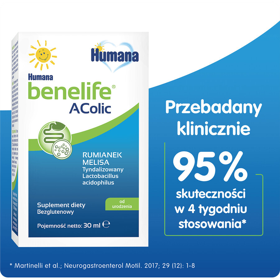 Humana Benelife Acolic, from birth, 30 ml