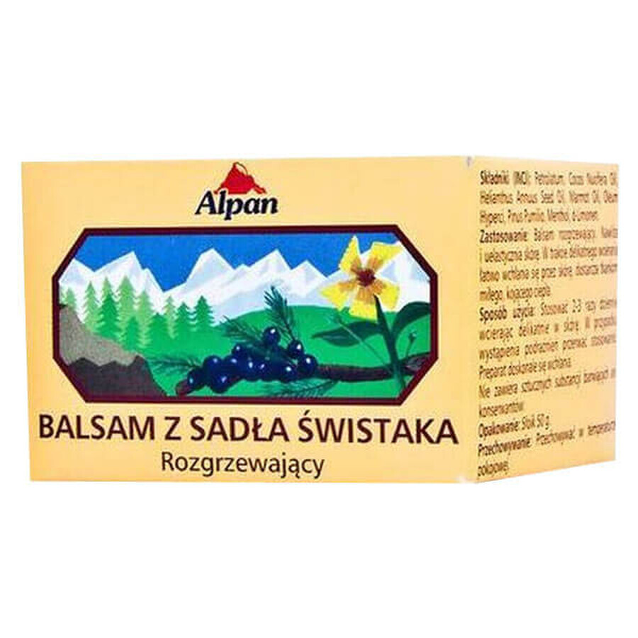 Alpan, verwarmende marmottenbalsem, 50 g