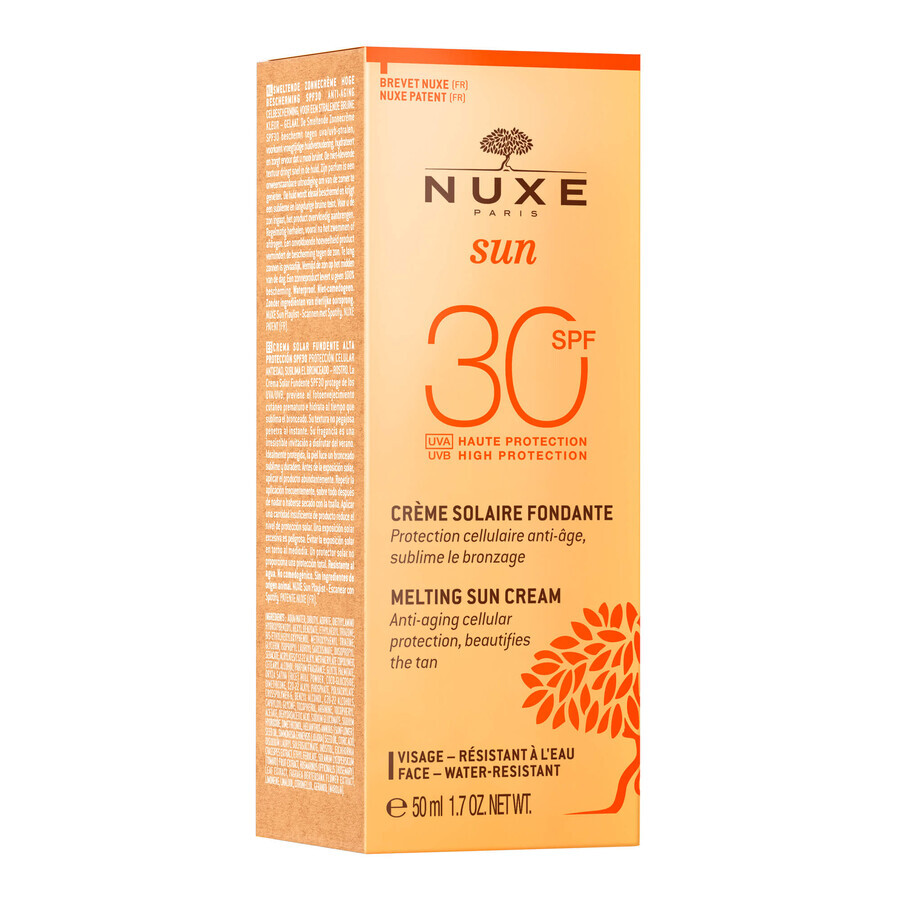 Nuxe Sun, heerlijke gezichtszonnecrème SPF 30, 50 ml